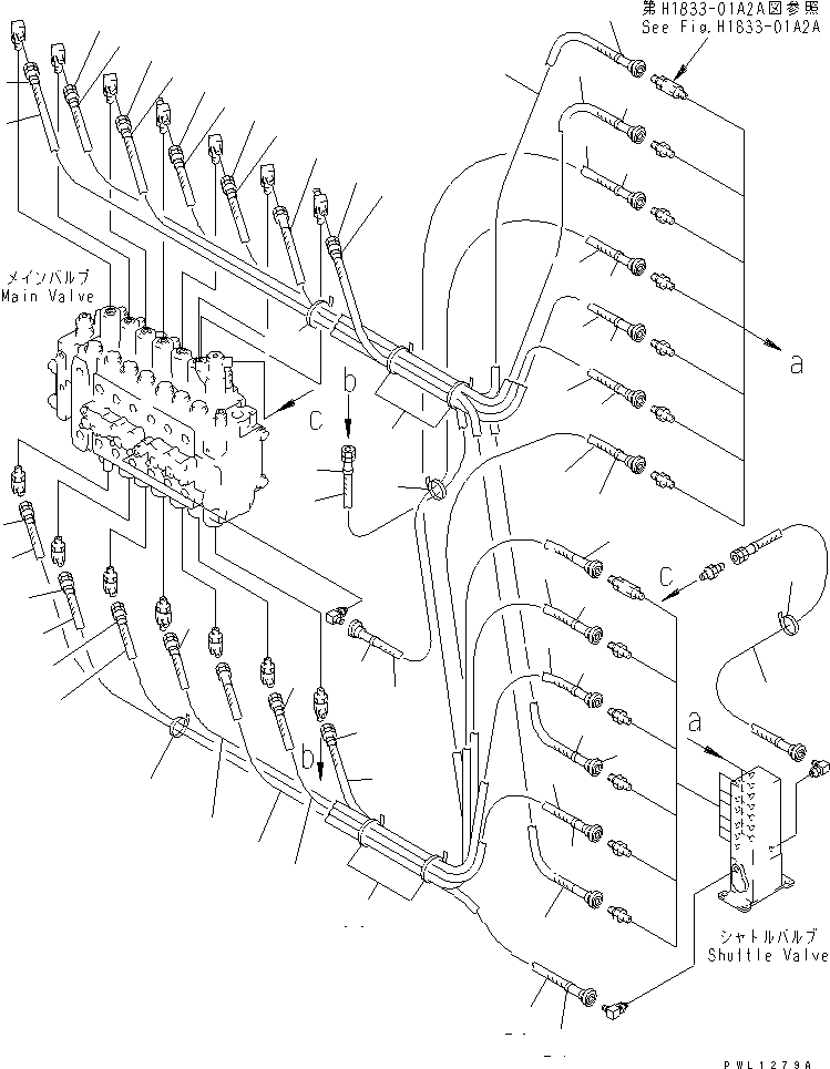 HOSE, 675MM 208-62-61641 KOMATSU