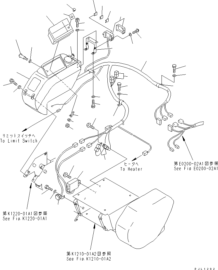 Жгут проводов 208-06-61450 KOMATSU