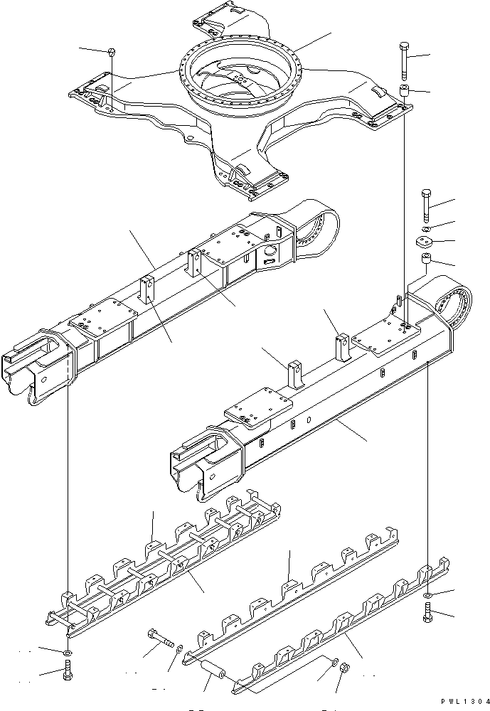 Рама 208-30-65113 KOMATSU