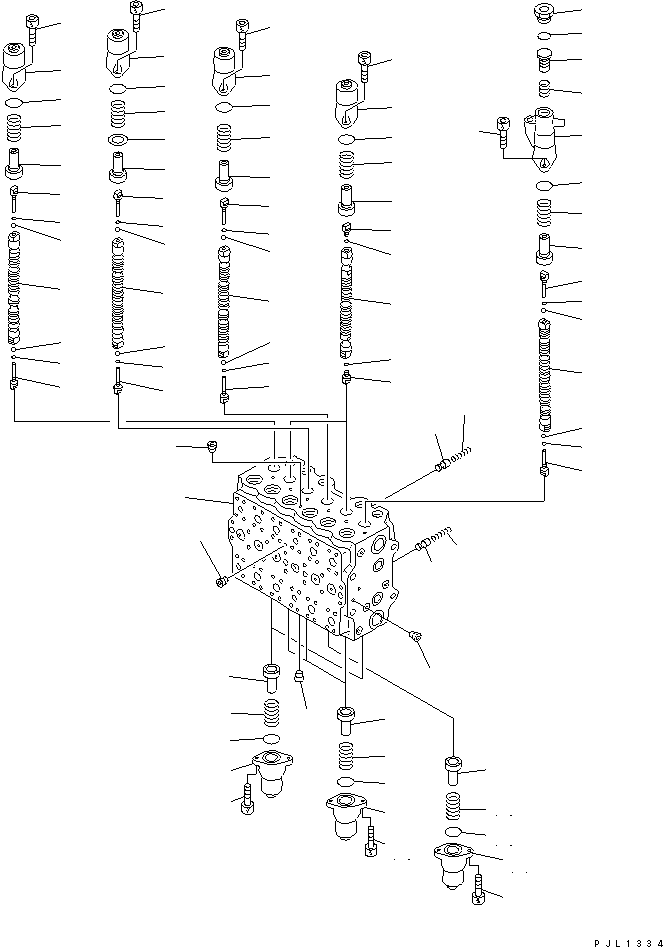 Управляющий клапан 723-48-17300 KOMATSU