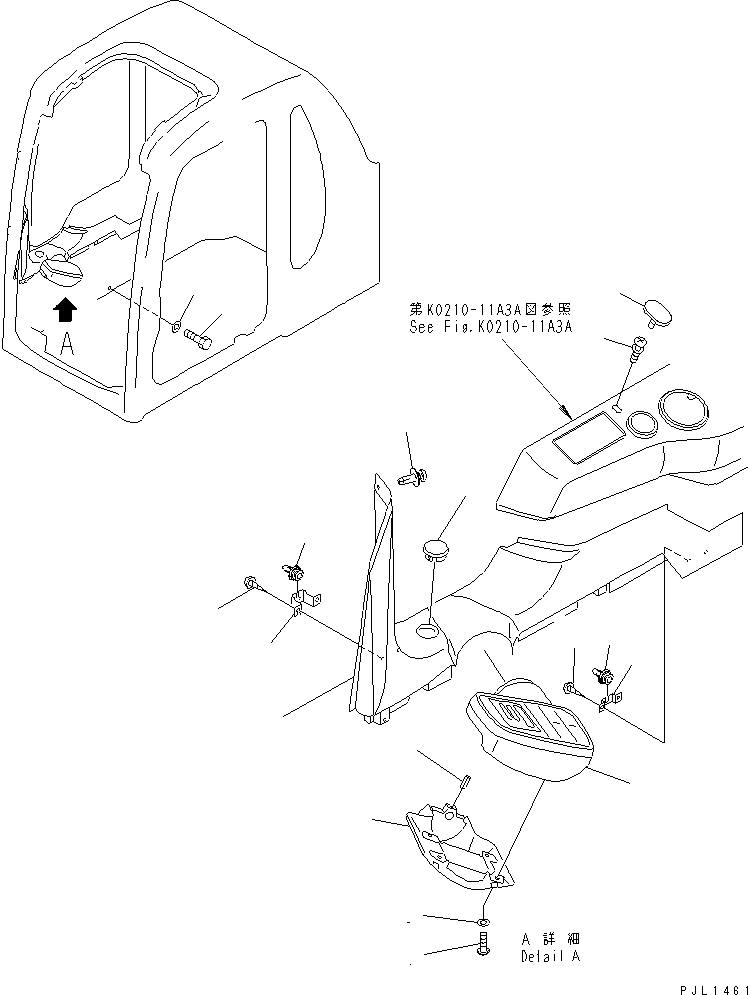 MONITOR ASS'Y (7834-77-3002) KOMATSU