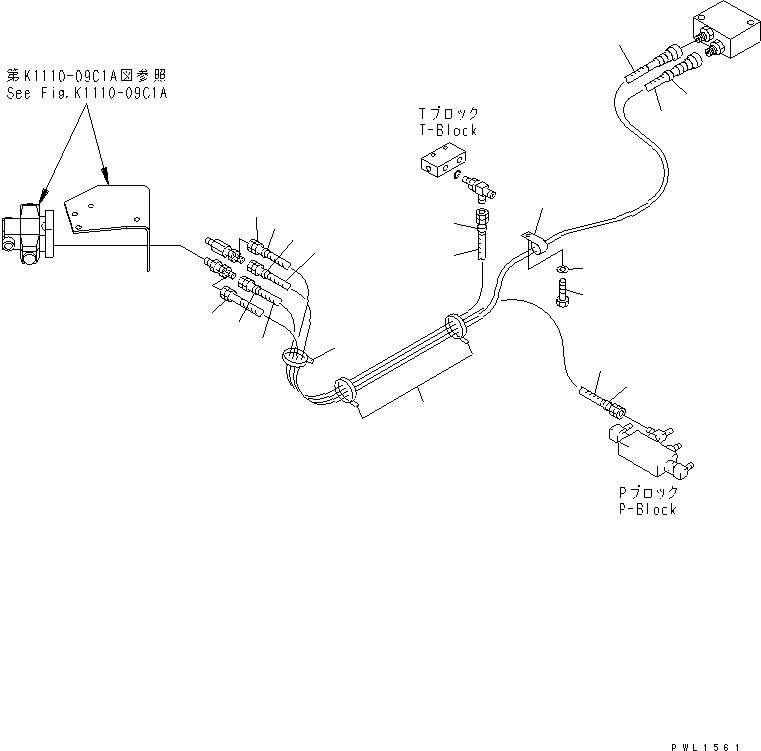 HOSE, 1950MM 208-62-62470 KOMATSU