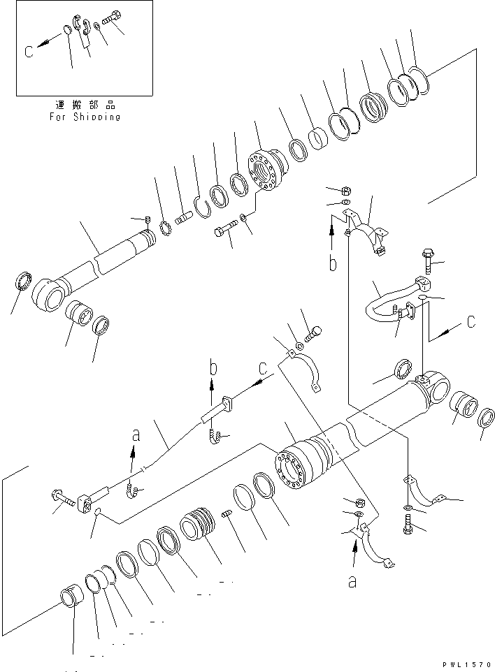 Тяга 208-63-69720 KOMATSU