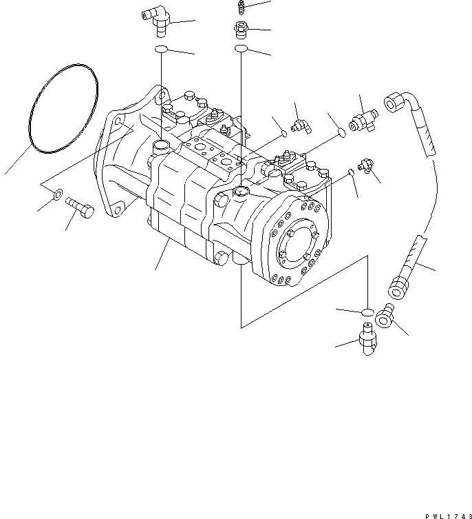 Шланг 07623-103A3 KOMATSU