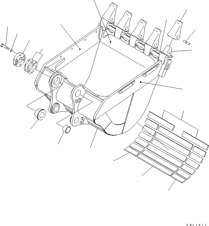 Ковш 21M-939-1192 KOMATSU