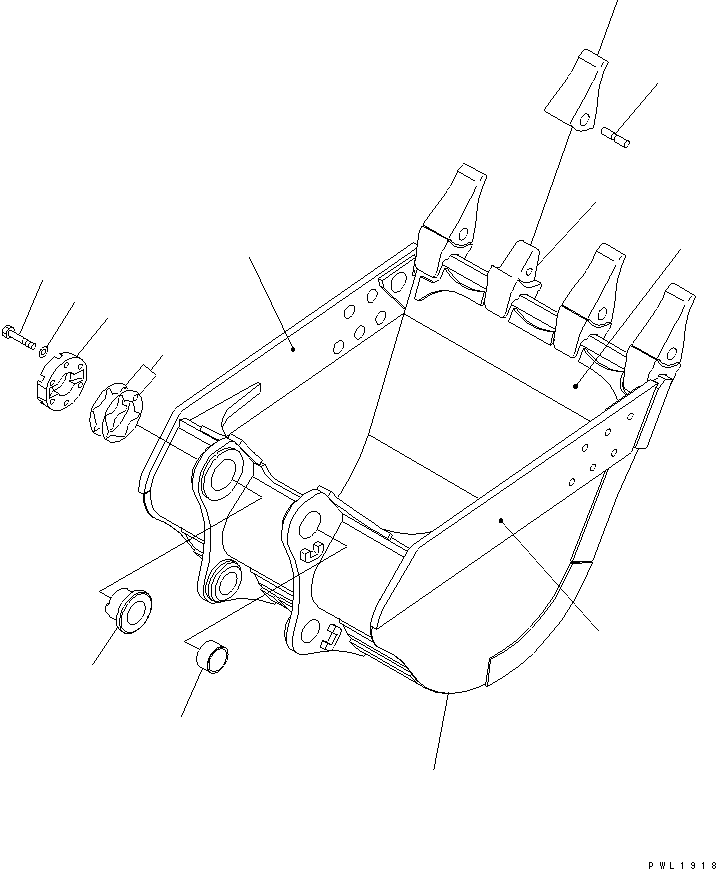 Ковш 21M-926-1111 KOMATSU
