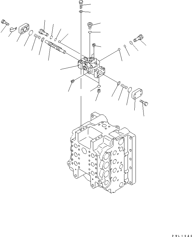 SHUTTLE VALVE ASS'Y 709-94-92800 KOMATSU