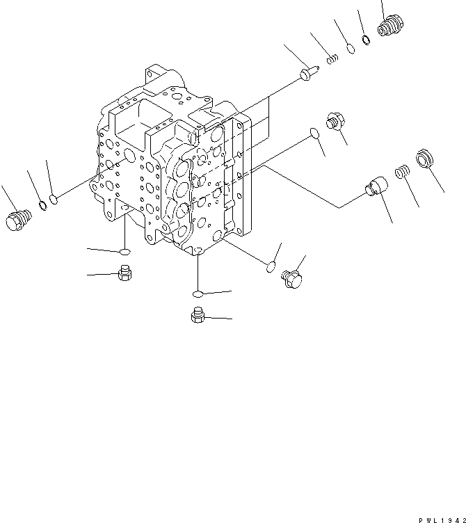 Группа корпуса (709-94-94400) KOMATSU