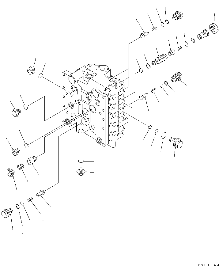 Группа корпуса (709-95-94500) KOMATSU