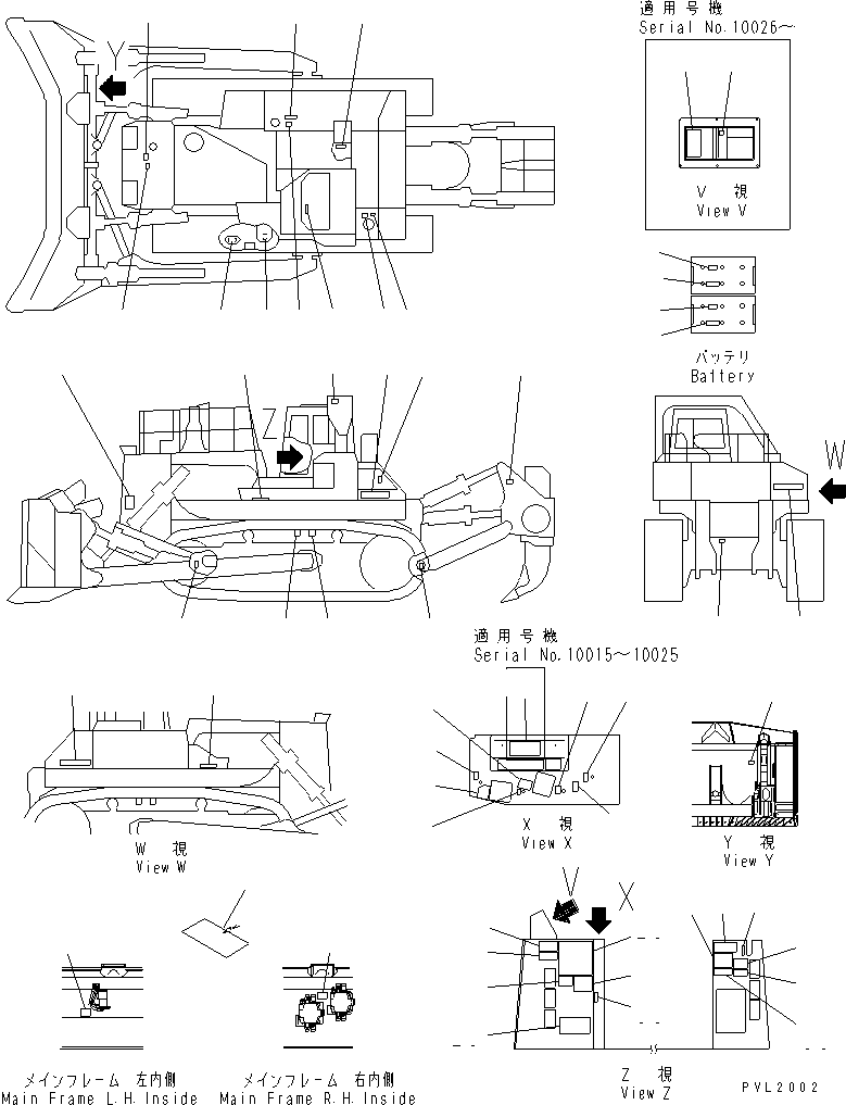 Табличка безопасности \0\09657-03010 KOMATSU