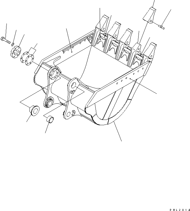 Ковш 209-939-7340 KOMATSU