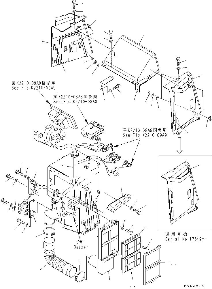 WIRING HARNESS,(REINFORCED TYPE) 195-06-53180 KOMATSU