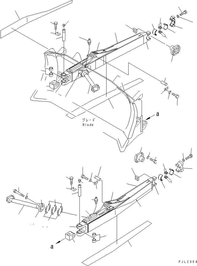 FRAME ASS'Y,R.H. 195-71-00760 KOMATSU
