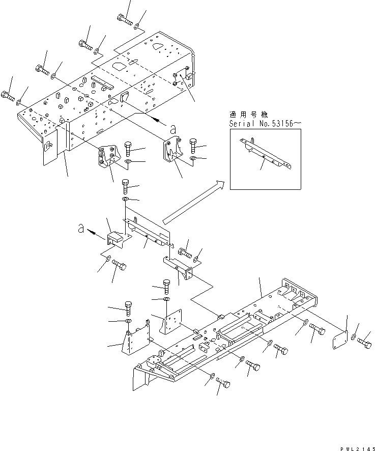 Крыло правое 175-862-5121 KOMATSU