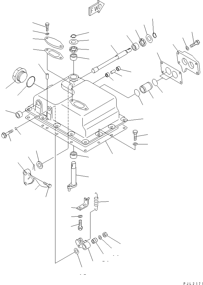 Крышка в сборе 15A-15-18000 KOMATSU