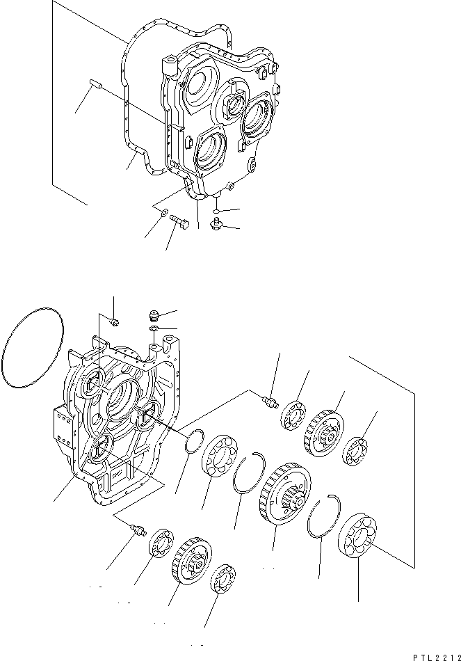P.T.O. ASS'Y 209-38-00032 KOMATSU