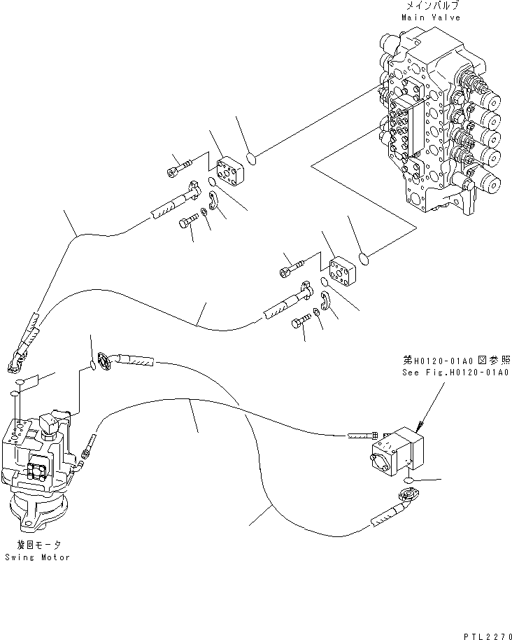 Шланг 209-62-75670 KOMATSU