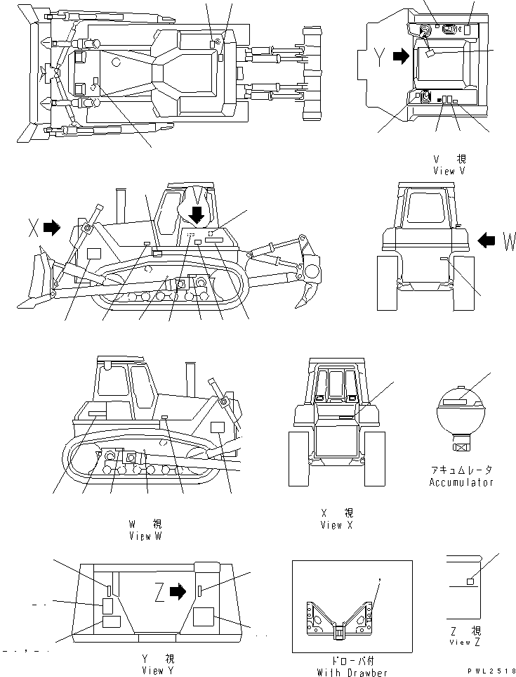 TABLE 17A-98-11270 KOMATSU
