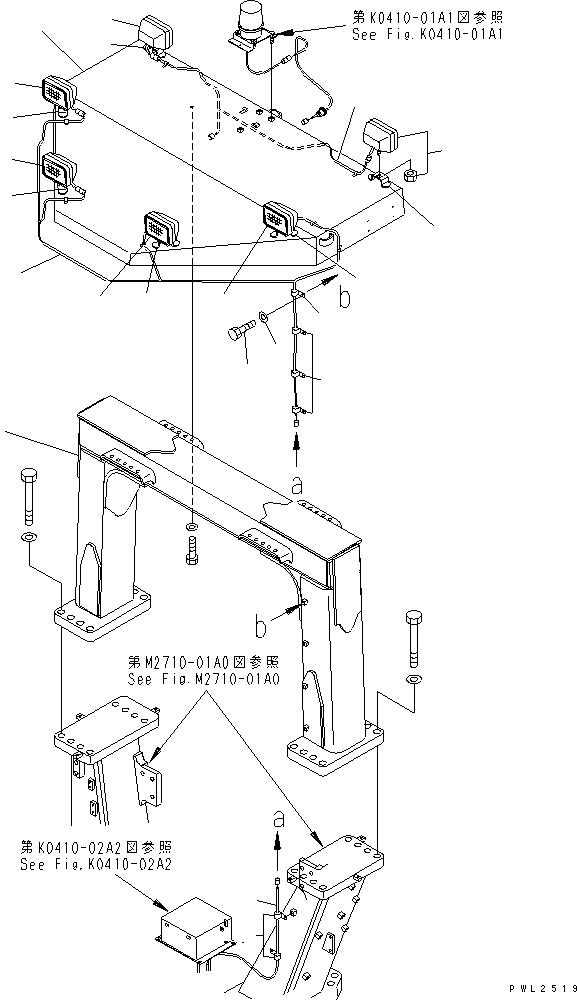 Жгут проводов 198-978-6180 KOMATSU