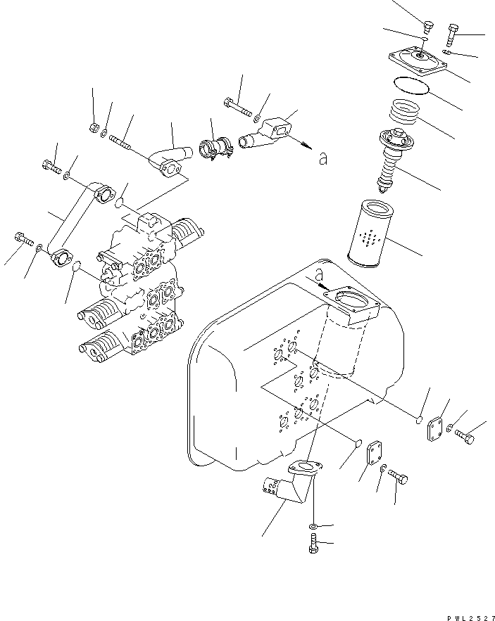 TANK VALVE ASS'Y (175-60-72000) KOMATSU