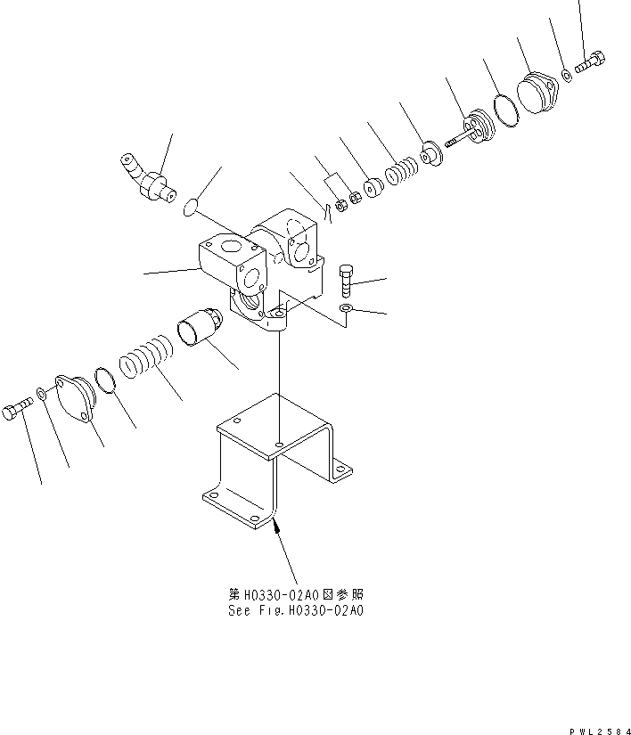 Клапан в сборе 22U-60-12601 KOMATSU