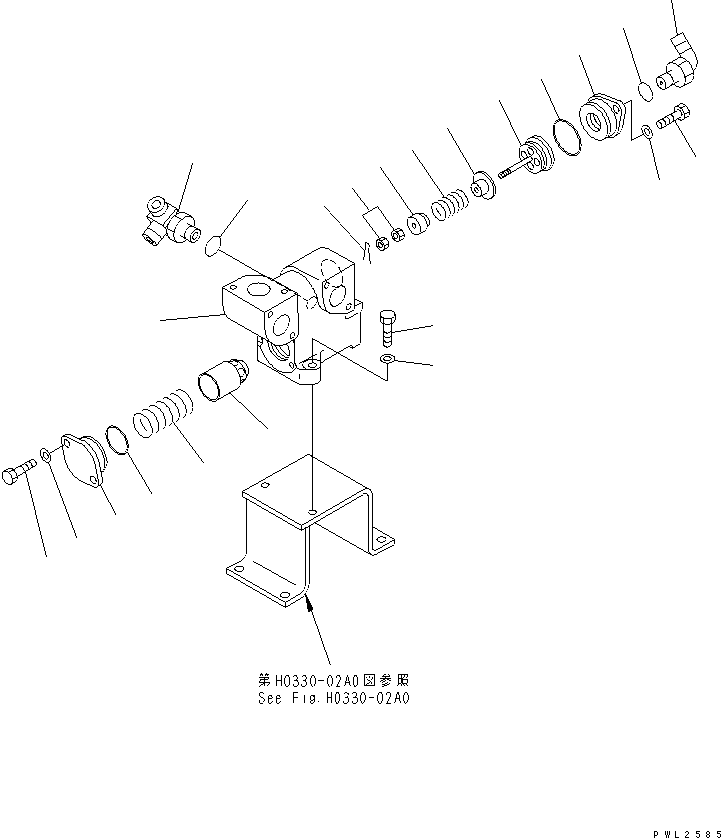 Клапан в сборе 22U-60-12700 KOMATSU