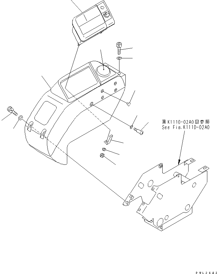 MONITOR ASS'Y (7824-88-9000) KOMATSU