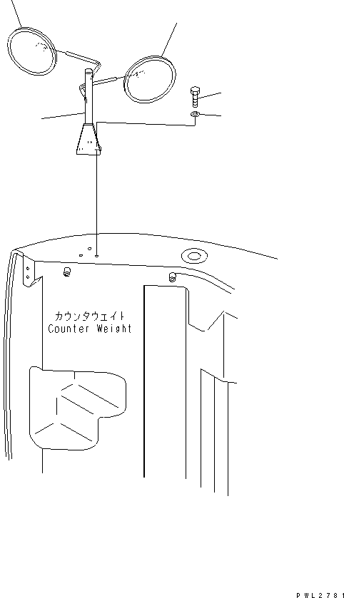 Кронштейн 22U-54-17420 KOMATSU