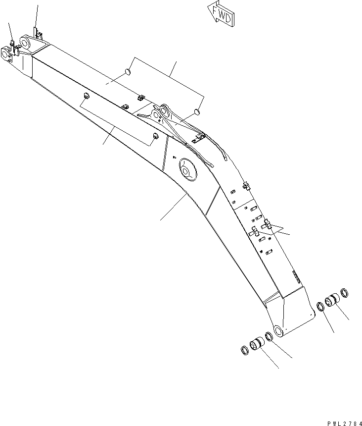 Стрела 22U-70-15430 KOMATSU