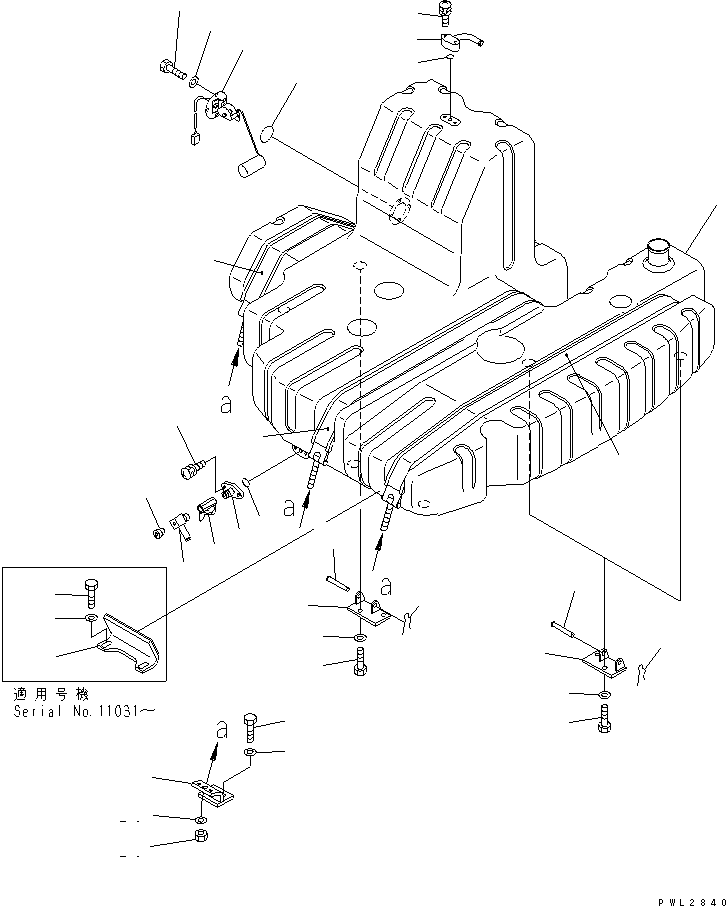 Фланец 22U-04-11751 KOMATSU