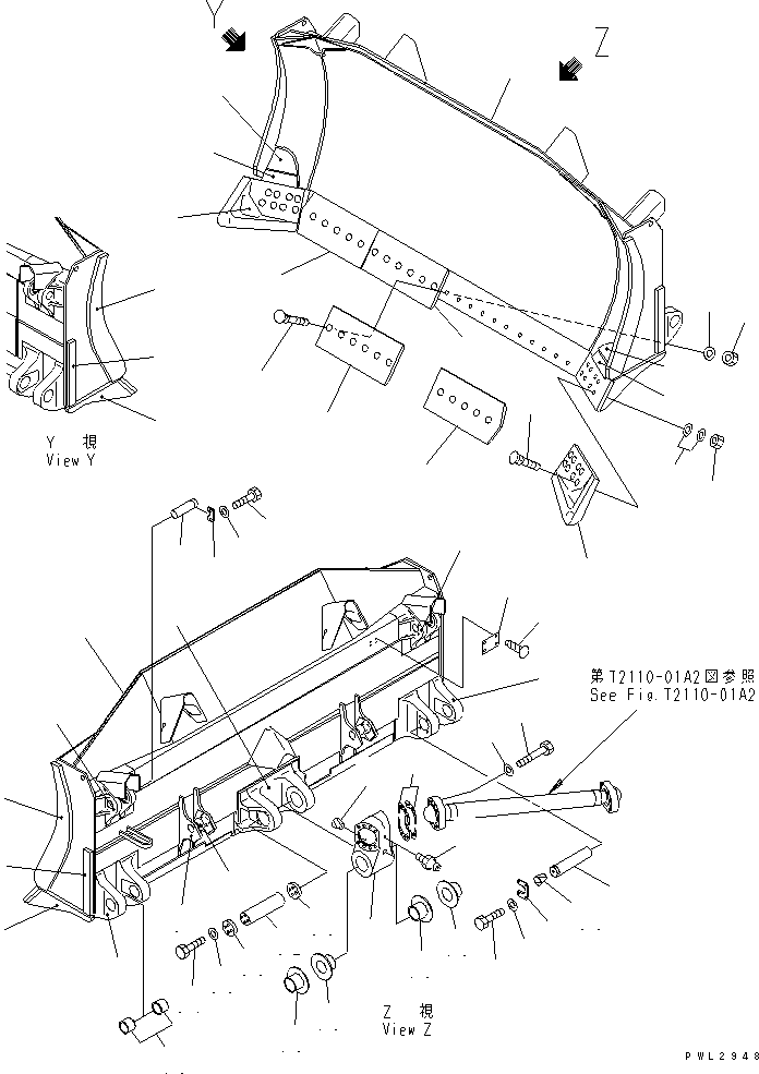 Щётка стеклоочистителя 195-71-74510 KOMATSU