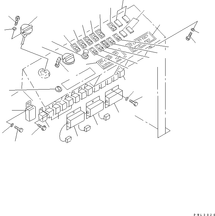 Выключатель 21T-06-67110 KOMATSU