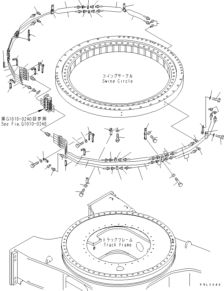 Кронштейн 21T-68-67190 KOMATSU