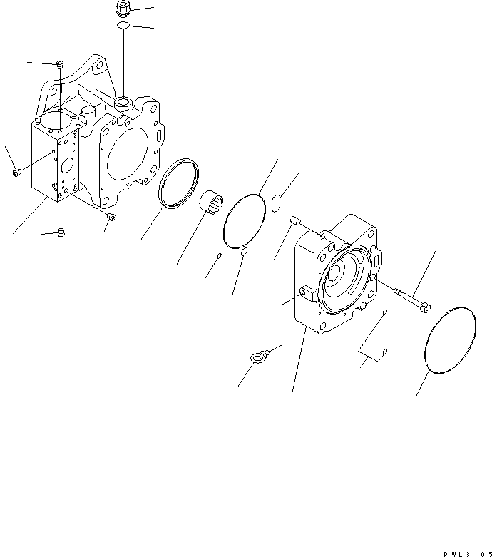 Насос в сборе 708-2L-00810 KOMATSU