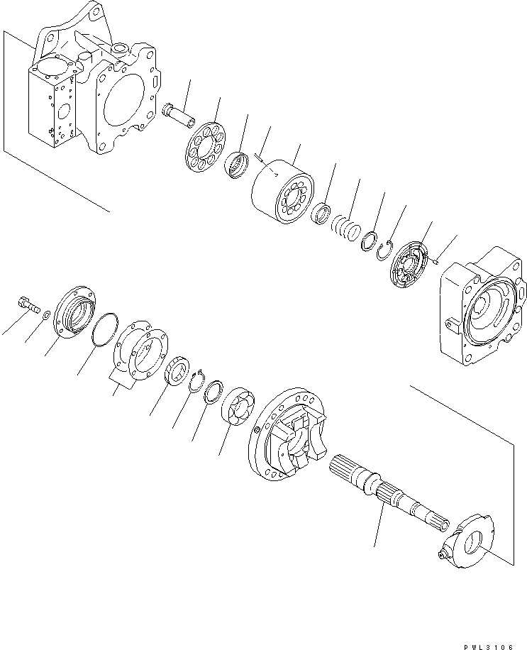 Насос в сборе (708-2L-01550) KOMATSU