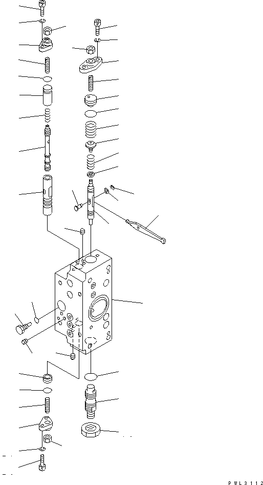 SERVO VALVE ASS'Y,FRONT 708-25-06170 KOMATSU