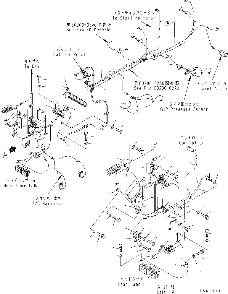 Жгут проводов 21T-06-67240 KOMATSU