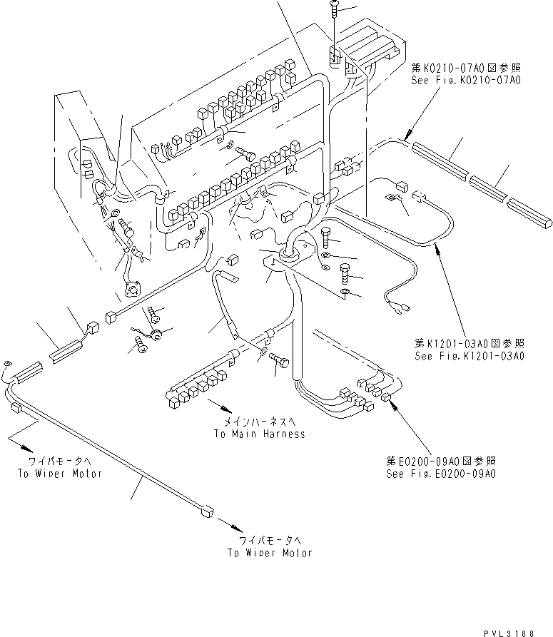 Жгут проводов 21T-06-67162 KOMATSU
