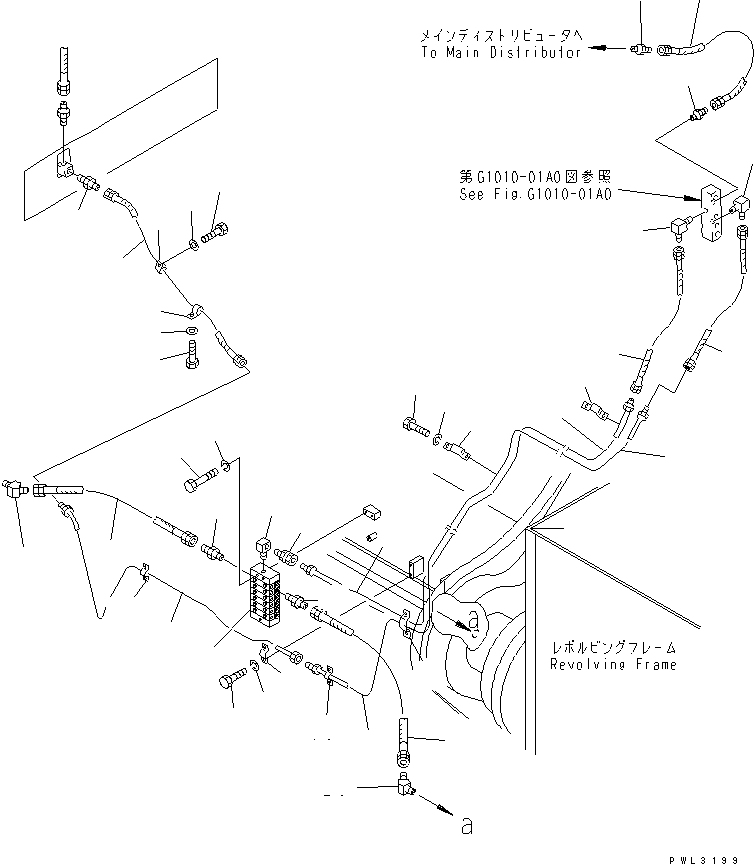 Трубка 21T-68-67531 KOMATSU