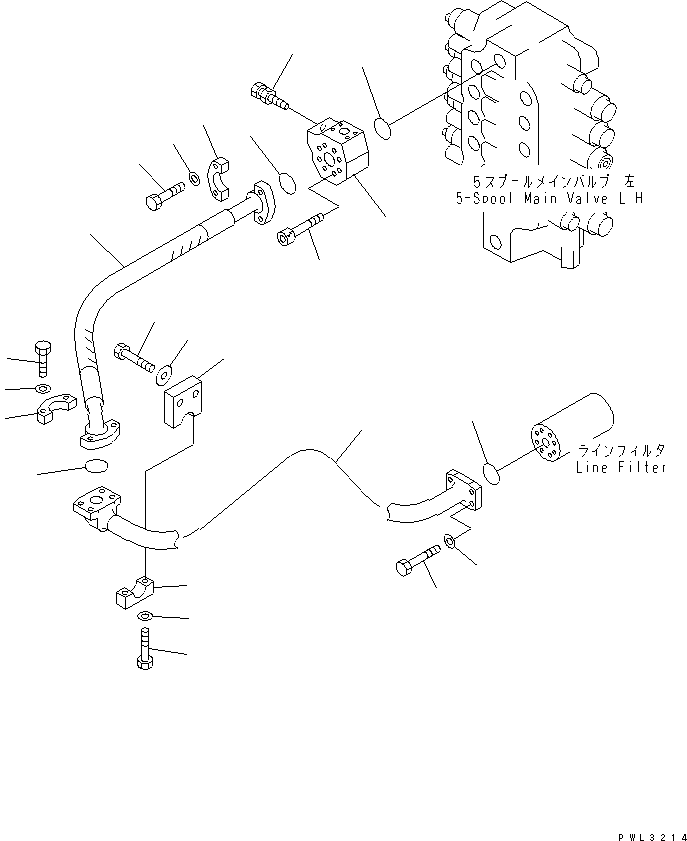 Шланг 07073-01407 KOMATSU