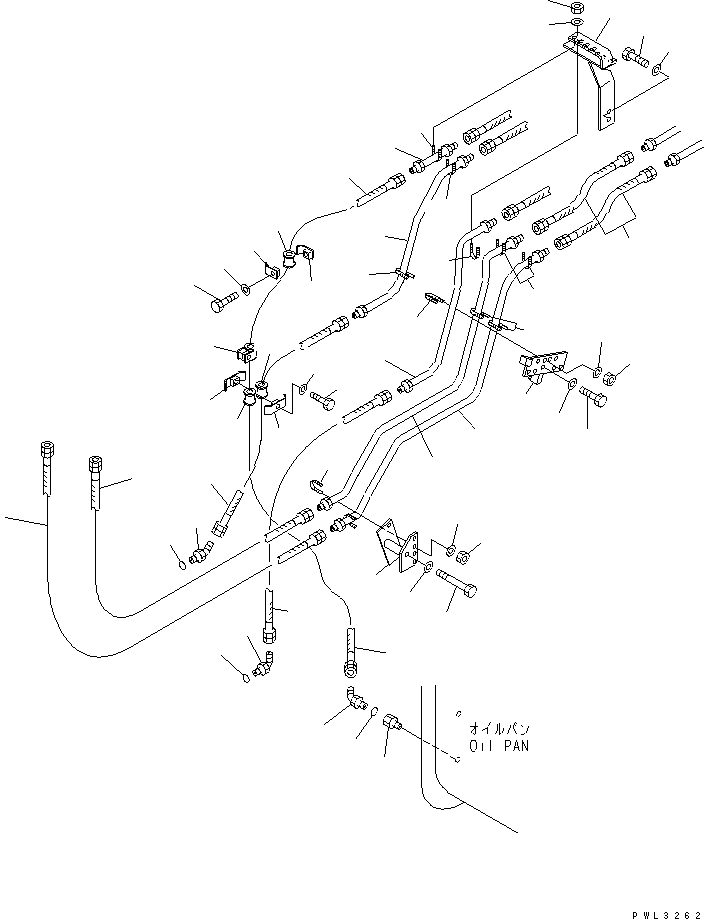 Шланг 07621-40520 KOMATSU