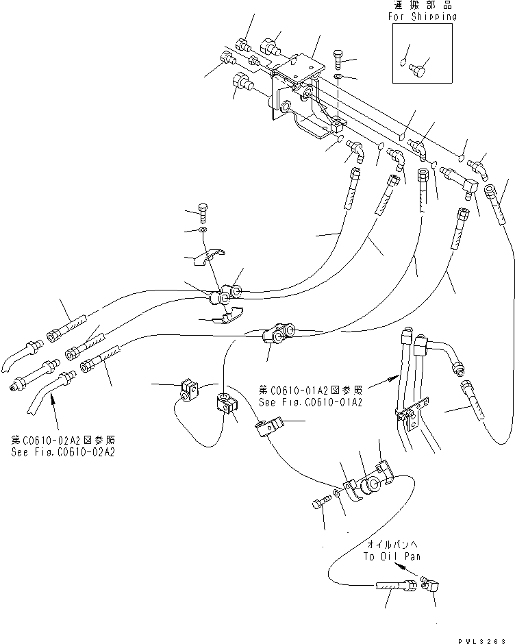 Пробка 198-61-53950 KOMATSU
