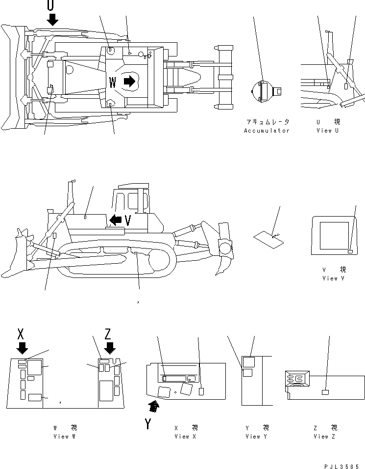 PLATE,LUBRICATION GUIDE 17M-98-21810 KOMATSU