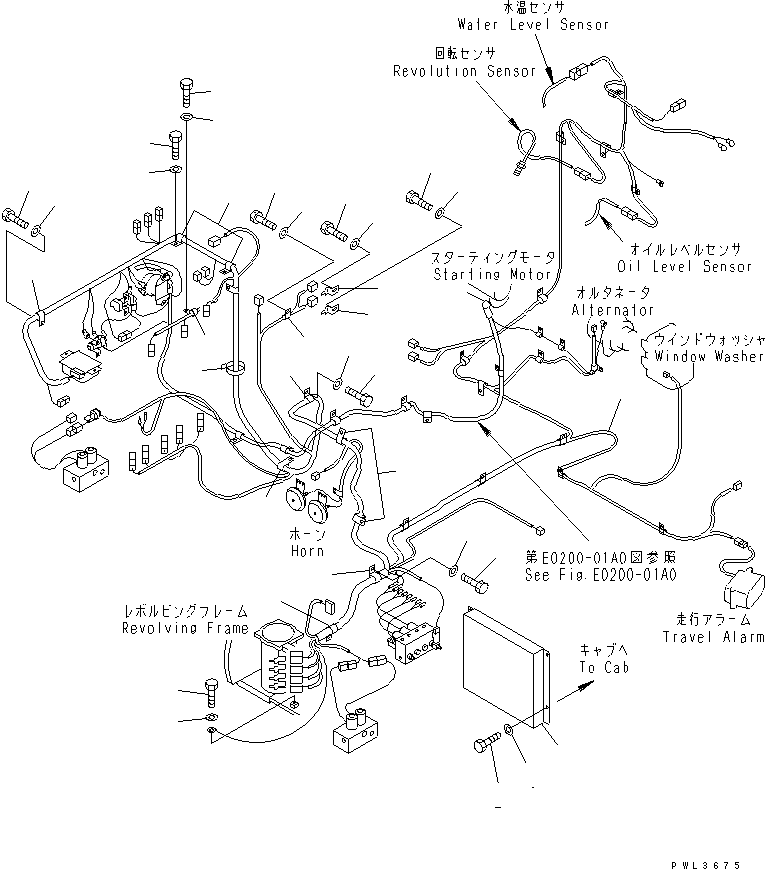 Жгут проводов 22U-06-12310 KOMATSU
