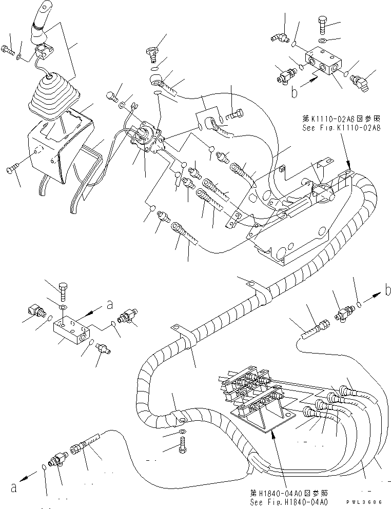 Шланг 22U-62-14690 KOMATSU