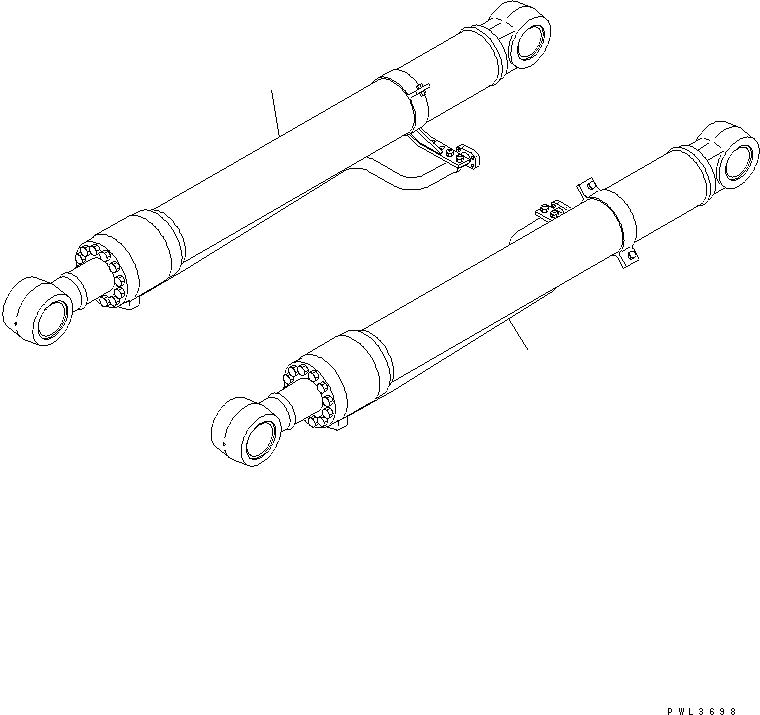 CYLINDER GROUP,L.H. (\8\22U-63-X9200) KOMATSU