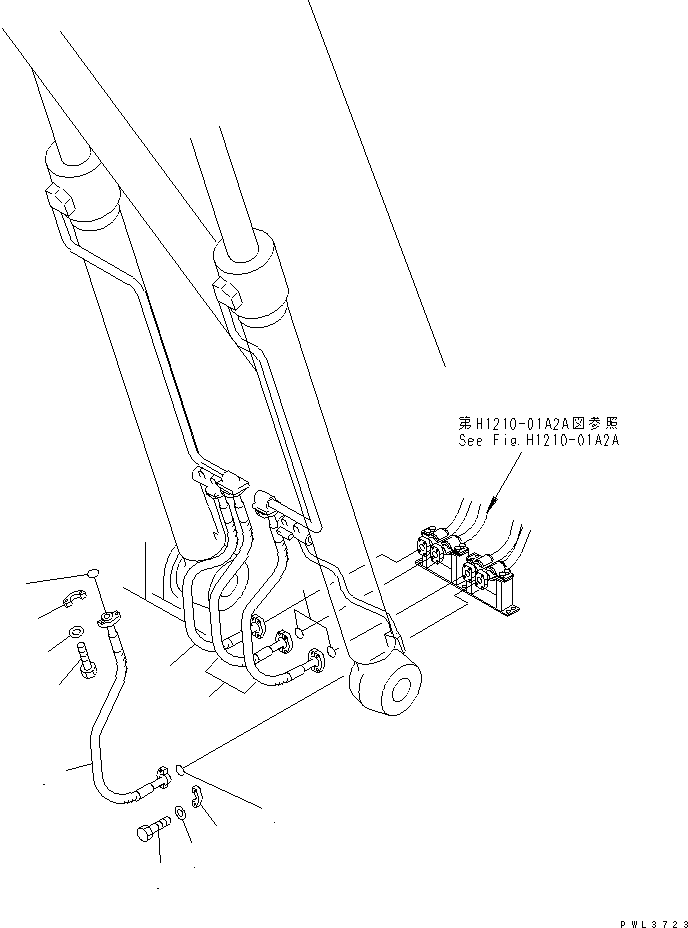 HOSE, 1300MM 208-62-62520 KOMATSU