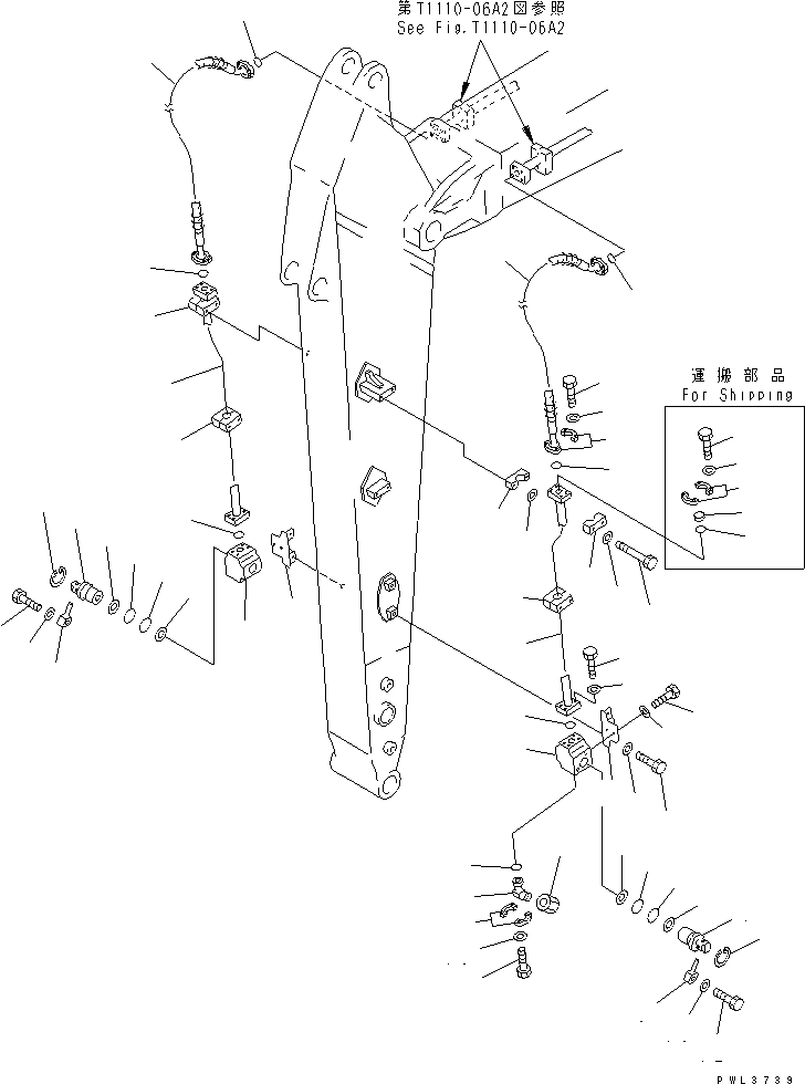 Шланг 07097-31227 KOMATSU