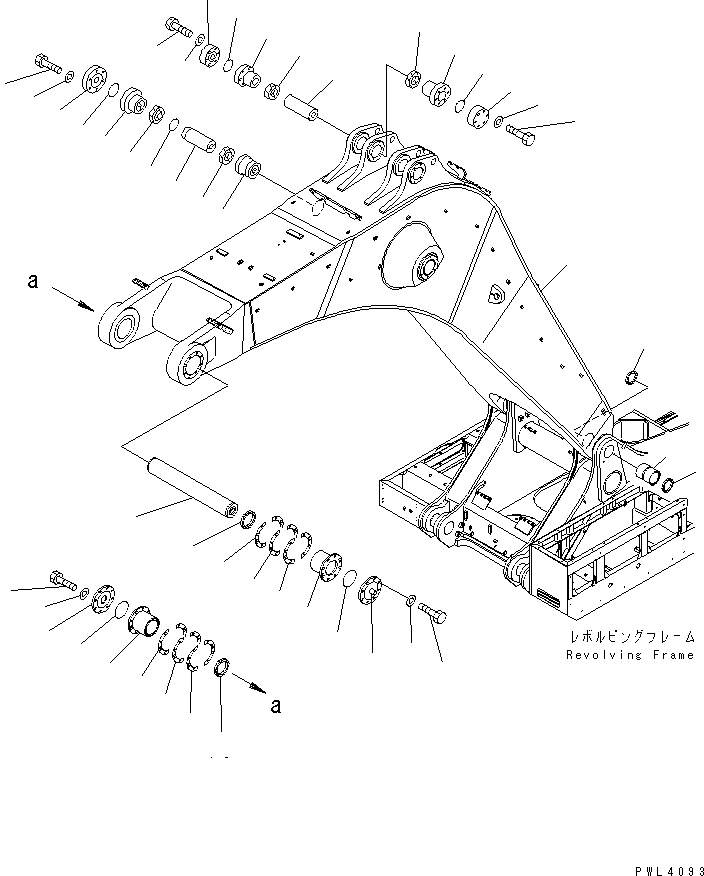 Стрела 21T-70-67510 KOMATSU