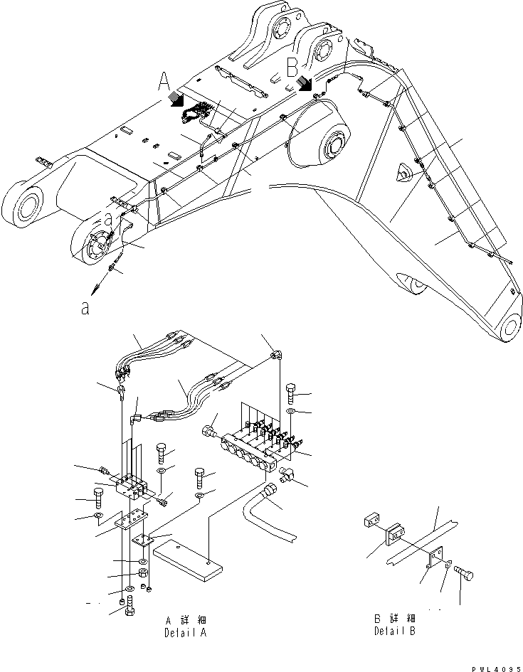 Шланг в сборе 21T-68-68280 KOMATSU